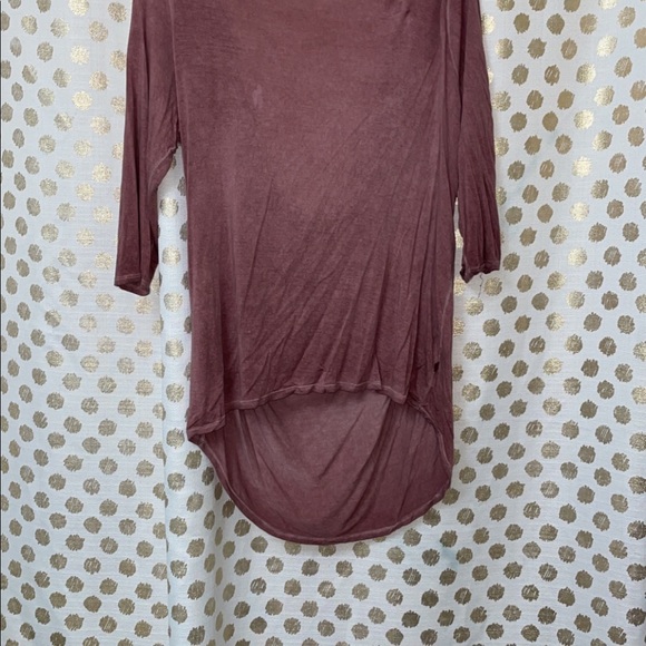 NYTT dusty rose colored blouse with swoop open back - Picture 2 of 7
